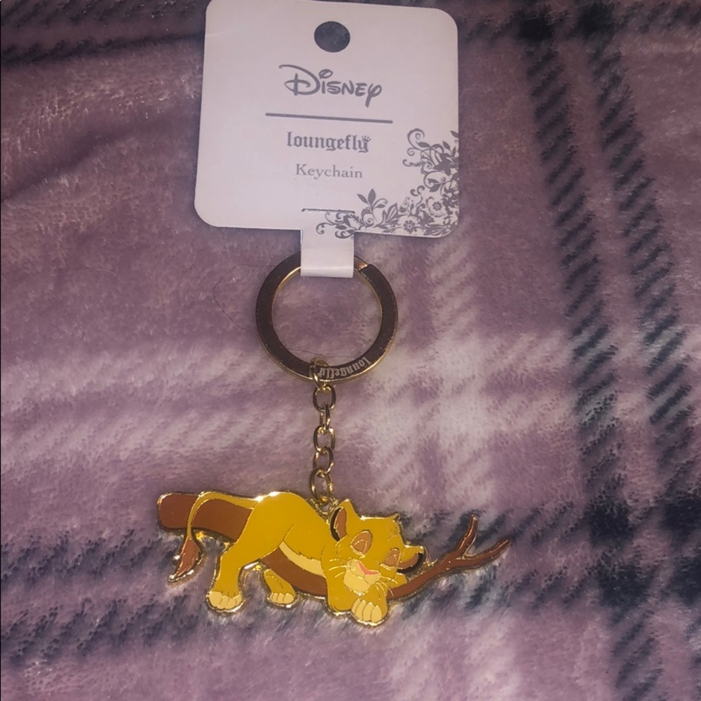 Simba Sleeping key chain